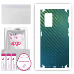 apgo Protective Skin Sticker for the back+sides compatible with Oppo A36, Full Wrap Film, Foil, Vinyl - Pattern Carbon Chameleon CAKA1