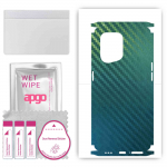 apgo Protective Skin Sticker for the back+sides compatible with Oppo Find X5, Full Wrap Film, Foil, Vinyl - Pattern Carbon Chameleon CAKA1