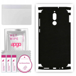 apgo Protective Skin Sticker for the back+sides compatible with Huawei Mate 10 Lite, Full Wrap Film, Foil, Vinyl - Pattern Matrix