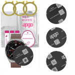 3x apgo MATTE Hybrid protective glass compatible with Watchmark Fashionwatch Maverick, flexible nano glass, great replacement for tempered glass, scra