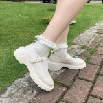 Uued Lolita kingad Jaapani Mary Jane kingad Naised Vintage T&uuml;drukud &Otilde;pilased JK Uniform Platvorm Kingad Cosplay K&otilde;rged kontsad Pluss Suurus 42 40