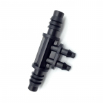 10 tk 8 mm 1/4 mikro tilgakastmisvoolik Barb Tee 8/11 mm (3/8 tolli) Ja 4/7 mm (1/4-tolline) Toru neli aiaviisi 3/8''