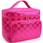 v&otilde;re suur kosmeetikakott Naiste triibuga veekindel professionaalne tualett-tarvete komplekt pesuvahend Necessaire reisikorraldaja meigikarp