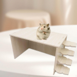 Hamster House Habitat Koguge m&auml;nguasju uurides puuri liivavanni konteiner hamstrite jaoks no door