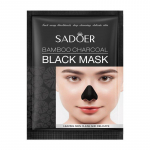 SADOER Bamboo Charcoal Mustpeade absorbeeriv ninamask T-tsooni hooldav ninariba