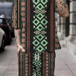 Suvine meeste vabaaja &uuml;likond T&auml;nava igap&auml;evane meeste l&uuml;hikeste varrukatega T-s&auml;rk Outdoor Sport Mood n&ouml;&ouml;riga l&uuml;hikesed p&uuml;ksid Bohemian Print M