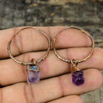 Aafrika amet&uuml;st t&ouml;&ouml;tlemata k&otilde;rvar&otilde;ngas elektrovormitud vask k&otilde;rvar&otilde;ngas ehtne v&auml;&auml;riskivi k&auml;sitsi valmistatud k&otilde;rvar&otilde;ngas elektrovormitud vask ehted kingitus aastap&auml;evaks