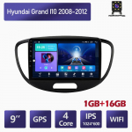 9-tolline Android-autoraadio Hyundai Grand I10 jaoks 2008-2012 Multimeedia videopleier Autostereo raadio GPS-navigatsioon WIFI 1+16GB