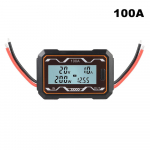 Aku toiteanal&uuml;saator vattmeeter 0-60V 100A/150A/200A LCD taustvalgustus alalisvoolu anal&uuml;saator alalispinge voolu tester digitaalne universaalne 100A