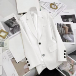 Naiste &uuml;hev&auml;rviline vabaaja bleiser, Korea moodne pikkade varrukatega kardigan mitmev&auml;rviline bleiserid jakid XL