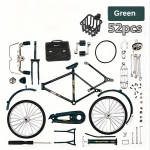 DIY mini sulamist jalgrattamudel Retro simulatsiooniga metallist jalgratas kokkupanek Harivad m&auml;nguasjad lastele kingitused