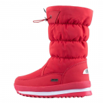 Naiste talvesaapad fliisiga libisemiskindlad soojad keskmise toruga paksud vabaaja puuvillased saapad libisemiskindlad suured naiste puuvillased kingad 39 punane