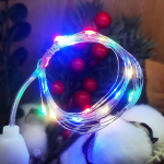 5M 10M LED USB vasktraat string haldja tuled j&otilde;ulupulma mini LED lambid LED rihma valgus 10M 100leds【USB】