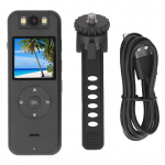 Kassi kaelarihma kaamera 180 kraadi p&ouml;&ouml;rlev &ouml;&ouml;n&auml;gemine 4K HD videosalvestusega koera kaelarihma WiFi j&auml;lgimiskaamera