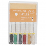 Professionaalne roostevabast terasest juurekanaliviil Kaasaskantav hambaravi endodontiaviil H-File