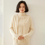 Naiste ka&scaron;miirist kardigan Qinghe ka&scaron;miir 100% ka&scaron;miirist s&uuml;gis-talvine ka&scaron;miir paksendatud kardigan pehme ja soe XL beež