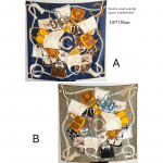 110*110cm kahepoolne siidisall naiste helde sall mooruspuu siidisall 110*110cm