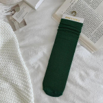 &Uuml;hev&auml;rvilised sokid Naiste puuvillased &otilde;hukesed hingavad elastsed pikad sokid Korea stiilis vabaaja Harajuku t&auml;navar&otilde;ivad mustad valged hallid sokid