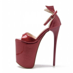 19cm K&otilde;rgekontsaga Kingad Naiste Kingad Suvised Sandaalid Stiletto Avatud Varba Pole Dance Kingad Suurused 35 punane