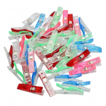 50 tk l&auml;bipaistvad klambrid plastikust minil&auml;bipaistvad multifunktsionaalsed klambrid riiete, fotode, suupistete jaoks