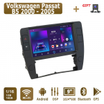 Android Carplay autoraadio Volkswagen Passat B5 2000 - 2005 multimeediumipleieri peakomplekti stereo GPS-navigatsioon BT WIFI 4+64GB 1+16GB