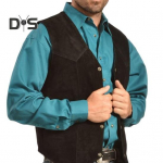 Meeste vest V-kaelusega varrukateta &uuml;herealine &uuml;hev&auml;rviline vest taskutega Slim Fit Cargo Vest igap&auml;evane kandmine S must