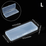 Mini plastkarp ristk&uuml;likukujuline kast l&auml;bipaistev kast pakkekarp hoiukarp Tolmukindel tugev tugev ehete hoiukarbi konteiner L