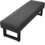 Stretch Jacquard s&ouml;&ouml;gipingi kate Elutoa tolmuvastane eemaldatav pingi kate pestav pingi istmekaitse tumehall v&auml;rv