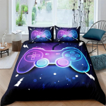 3 tk M&auml;nguri tekikoti komplekt Voodipesu Queen King Lapsed Poisid T&uuml;drukud Voodikomplekt M&auml;ng tekkikott Tekikott Pol&uuml;ester Voodipesukomplekt 180x210cm 3pcs