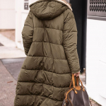 Naiste kapuutsiga talvejope pikkade varrukatega parkjakk, soe sherpa fliisvoodriga vabaaja Softshell pika jope, tuulekindel tuulejakk naistele S armee roheline v&auml;rv