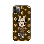 Coque Maniacase pour iPhone 15 Pro max minnie Disney Lv marron
