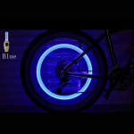 Bouchon de Valve de V&eacute;lo - WGHY - LUMI&Egrave;RE LED - 2 t&uuml;kki - Couleur Bleu - Mixte