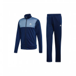Adidas Jooksupusa V&auml;rviplokk K&otilde;rge kaelus T&otilde;mblukuga jope ja sirge s&auml;&auml;rega p&uuml;ksid Vabaaja spordikomplekt Meeste jooksup&uuml;ksid Tume-sinine CD6603 M