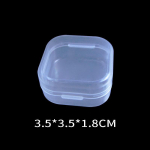 L&auml;bipaistev tolmukindel ehete hoiukarp koos kaanega k&otilde;rvar&otilde;ngaste ja s&otilde;rmuste jaoks 3.3*3.3*1.8cm, Mini earbud box
