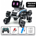 Uus kaskad&ouml;&ouml;rirobot-koer, lastele 8-rattaline kaugjuhtimispuldiga auto muusika ja tuledega Intelligentne kaugjuhtimispult Robot-koera s&uuml;nnip&auml;evakingitus m&auml;nguasi j&otilde;ulukink Remote control