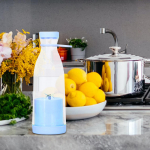 Personal Travel Blender elektriline mahlapress puu-k&ouml;&ouml;giviljade apelsinide segamiseks sinine