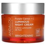 Andalou Naturals Vesine S&auml;rav &Ouml;&ouml;kreem Lilla Porgand + C 1,7 fl untsi, 1 tk red