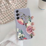 Lilled pehme l&auml;bipaistev silikoon&uuml;mbris Xiaomi Redmi Note 13 14T 15 Samsung A55 A35 S24 FE iPhone 15 Huawei Honor 200 kaamerale kaitsev p&otilde;rutuskindel kate Samsung Galaxy S20