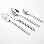 Luksuslik lauan&otilde;ude komplekt Kvaliteetne 24 tk s&ouml;&ouml;giriistade terasest komplekt Lauan&otilde;ud Noad Kahvlid S&ouml;&ouml;mine &Otilde;htus&ouml;&ouml;gikomplekt L&auml;&auml;ne toidu restoran 24pcs