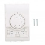 Mehaaniline temperatuuriregulaator pinnale paigaldatav kliimaseadme termostaat 10-30 ℃ AC220V valge