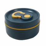 350ml/650ml Toidu termopurgi isoleeritud supitass Termosmahutid roostevabast terasest l&otilde;unas&ouml;&ouml;gikarbi termohoidja temperatuuri hoidmiseks koolilastele S sinine