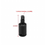 Pneumaatiline elektriline mutriv&otilde;ti universaalse liigendi varruka adapter 1/4 pneumatic universal head