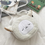 Naiste Cartoon pl&uuml;&uuml;sist &otilde;lakott naistele Crossbody kott V&auml;ike telefoni- ja rahakott valge