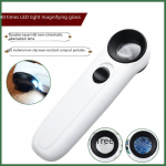 40x 6B-1B LED-suurendusklaas antiiksete ehete tuvastamiseks &ndash; topeltklaas No battery