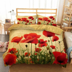 Magun&otilde;ied Voodipesukomplektid Tr&uuml;kitud Jacquard-kudumiga Voodikate Padjap&uuml;&uuml;ridega Voodipesu Magamistoa Tekikott Kuninglik Suurus Luksus EU Single 135x200cm red