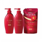 Tsubaki Premium Moist & Repair Shampoo palsam 2-osaline komplekt (Kaasas 330 ml &scaron;ampooni t&auml;idis)