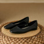 2024. aasta kevadised uued lamedad mokassiinid, lihtsad madala kontsaga kingad, kontorikingad, libisevad lamedad kingad, naiste kandilise ninaga Zapatos 35 aprikoosi