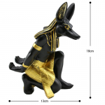 Anubis God Egiptuse stiilis veiniriiuli ornament LOJD001 Anubis God-Wine Rack