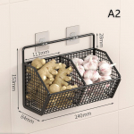 Seinale paigaldatav hoiurest Sibul Ingver K&uuml;&uuml;slauk Maitseained V&uuml;rtsik&ouml;&ouml;k Riiul Punchivaba K&ouml;&ouml;givilja-puuvilja &auml;ravoolukorv K&ouml;&ouml;k