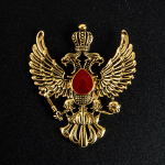 Retro tiivaga metallist n&ouml;&ouml;pn&otilde;el Vintage Eagle Badge pross kroon rinnan&otilde;el meeste aksessuaar